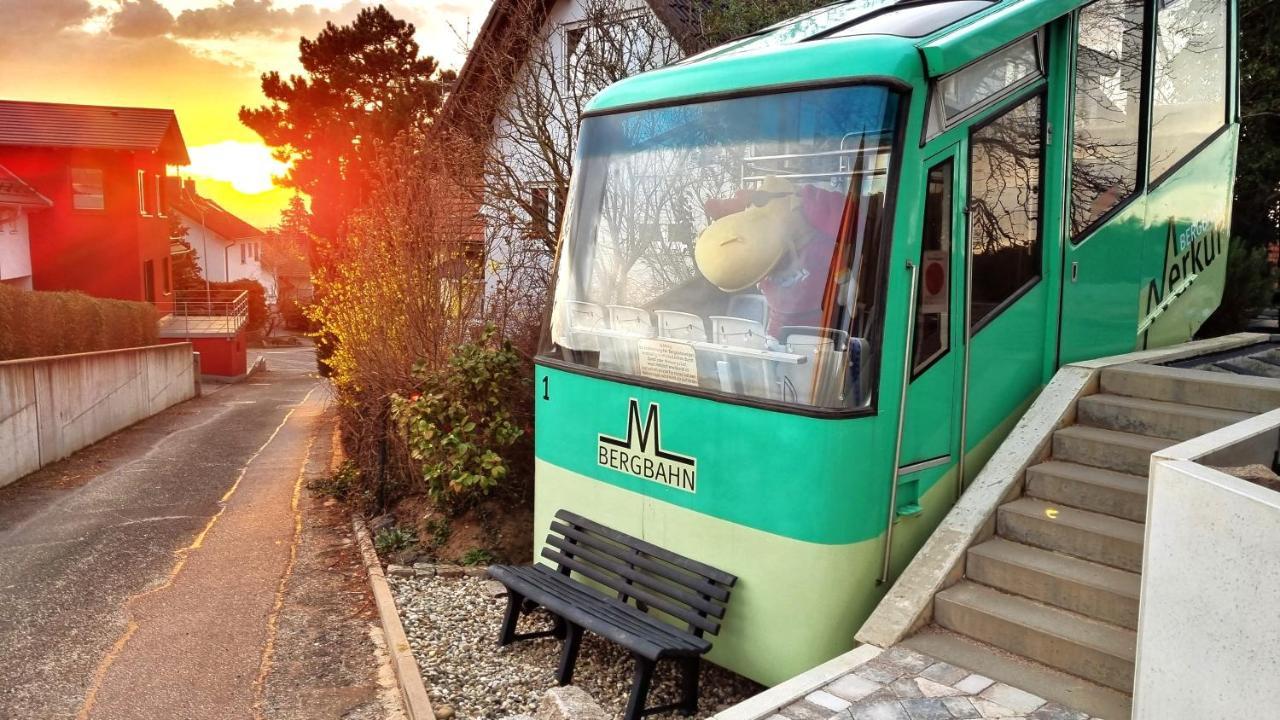 Вилла Exklusives Holzhaus Mit Bergbahn - Baden-Baden Im Schwarzwald Экстерьер фото